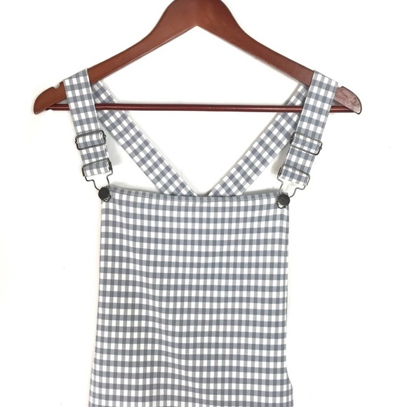 Peach Love California Checkered Dress - Picture 3 of 5